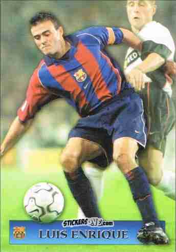 Figurina Luis Enrique - Top Liga 2001-2002 n. 140 - Mundicromo