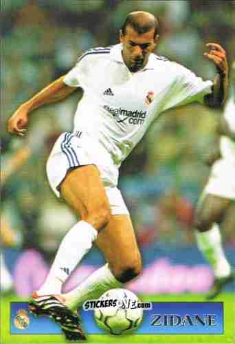 Figurina Zidane - Top Liga 2001-2002 n. 169 - Mundicromo