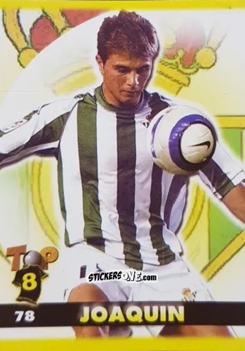 Sticker Joaquin - Top Liga 2004-2005 n. 78 - Mundicromo