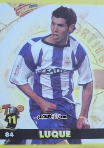 Cromo Luque - Top Liga 2004-2005 n. 84 - Mundicromo