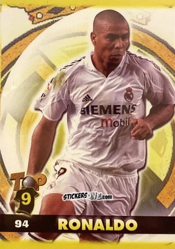 Figurina Ronaldo - Top Liga 2004-2005 n. 94 - Mundicromo