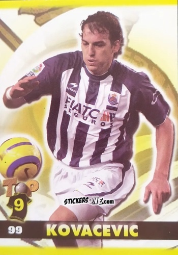 Sticker Kovacevic - Top Liga 2004-2005 n. 99 - Mundicromo