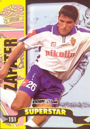 Sticker Zapater - Top Liga 2004-2005 n. 151 - Mundicromo