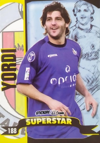 Figurina Yordi - Top Liga 2004-2005 n. 188 - Mundicromo