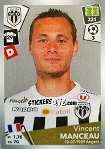 Cromo Vincent Manceau - FOOT 2017-2018 n. 30 - Panini