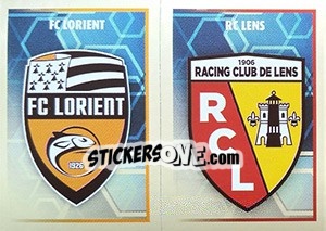Figurina écusson (RC Lens / FC Lorient) - FOOT 2017-2018 n. 553 - Panini