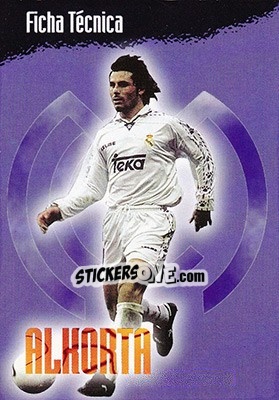 Figurina Alkorta - Real Madrid 1996-1997 n. 29 - Panini