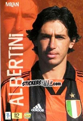 Sticker Aalbertini - Top Calcio 1999-2000 n. 112 - Mundicromo