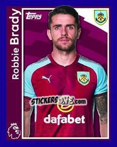 Sticker Robbie Brady - Premier League Inglese 2017-2018 n. 60 - Topps