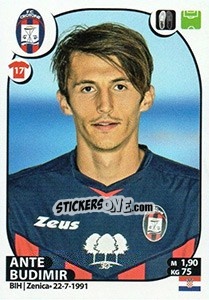 Figurina Ante Budimir - Calciatori 2017-2018 n. 166 - Panini