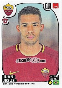 Cromo Juan Jesus - Calciatori 2017-2018 n. 401 - Panini