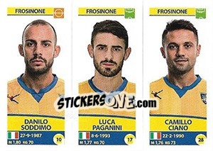 Figurina Danilo Soddimo / Luca Paganini / Camillo Ciano - Calciatori 2017-2018 n. 646 - Panini