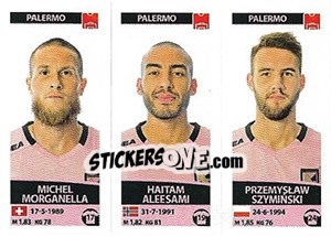 Sticker Michel Morganella / Haitam Aleesami / Przemyslaw Szyminski - Calciatori 2017-2018 n. 659 - Panini