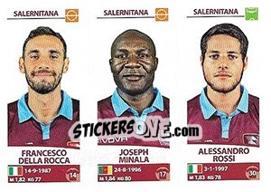 Figurina Francesco Della Rocca / Joseph Minala / Alessandro Rossi - Calciatori 2017-2018 n. 698 - Panini