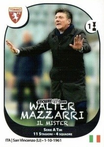 Cromo Walter Mazzarri - Calciatori 2017-2018 n. M46 - Panini