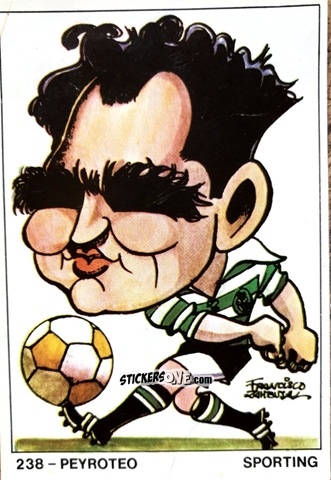 Cromo Peyroteo - Ídolos de Portugal n. 238 - Mabilgrafica