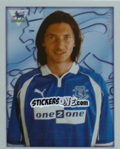 Sticker Alessandro Pistone - Premier League Inglese 2000-2001 n. 149 - Merlin