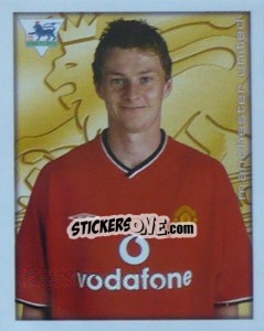Cromo Ole Gunnar Solskjaer - Premier League Inglese 2000-2001 n. 286 - Merlin