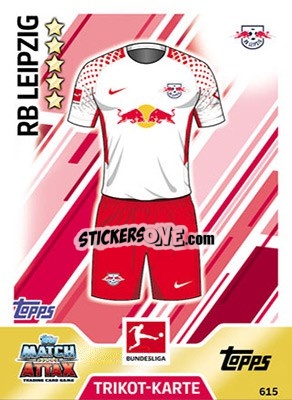 Cromo Trikot-Karte - German Fussball Bundesliga 2017-2018. Match Attax Extra n. 615 - Topps