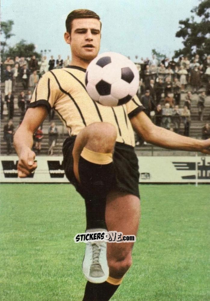 Cromo Rolf Pawellek - Punkte Tore Meisterschaft 1969-1970 n. 47 - Bergmann