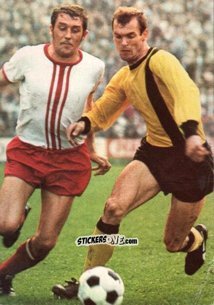 Sticker Erwin Hermandung - Punkte Tore Meisterschaft 1969-1970 n. 53 - Bergmann