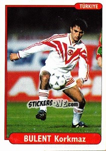 Cromo Bulent Korkmaz - Eurofoot 96 n. 300 - Ds