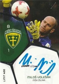 Sticker Milos Volesak - Futbalove Slovensko 2017-2018 n. PS01 - SportZoo