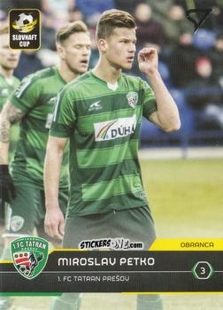 Figurina Miroslav Petko - Futbalove Slovensko 2017-2018 n. S094 - SportZoo