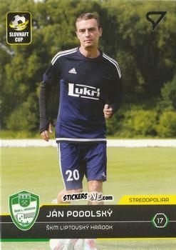 Sticker Jan Podolsky - Futbalove Slovensko 2017-2018 n. S121 - SportZoo