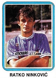 Figurina Ratko Ninkovic - Fudbal 1990-1991 n. 94 - Decje Novine