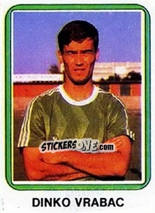 Sticker Dinko Vrbac - Fudbal 1990-1991 n. 125 - Decje Novine