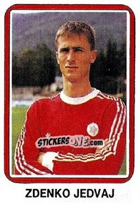 Sticker Zdenko Jedvaj - Fudbal 1990-1991 n. 156 - Decje Novine