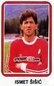 Sticker Ismet Šišic - Fudbal 1990-1991 n. 157 - Decje Novine