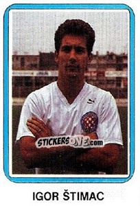 Cromo Igor Štimac - Fudbal 1990-1991 n. 332 - Decje Novine