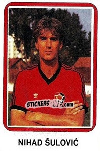 Sticker Nihad Šulovic - Fudbal 1990-1991 n. 367 - Decje Novine