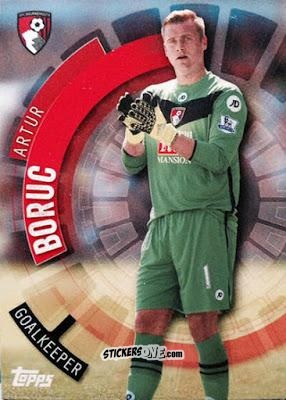 Sticker Artur Boruc - Premier Club 2015-2016 n. 1 - Topps