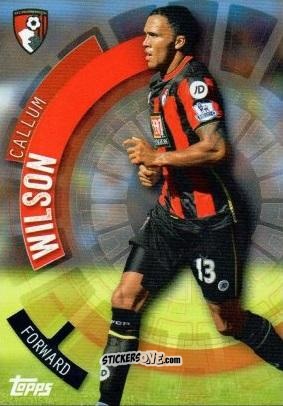 Sticker Callum Wilson - Premier Club 2015-2016 n. 7 - Topps