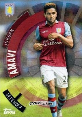 Sticker Jordan Amavi - Premier Club 2015-2016 n. 17 - Topps