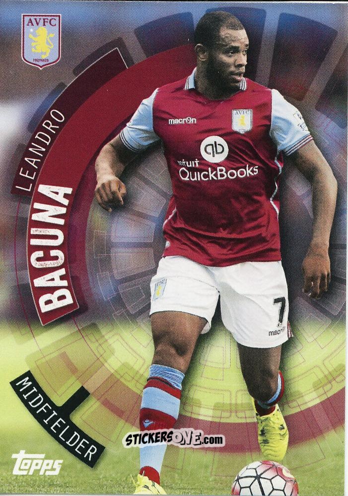 Cromo Leandro Bacuna - Premier Club 2015-2016 n. 20 - Topps