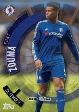 Cromo Kurt Zouma - Premier Club 2015-2016 n. 25 - Topps