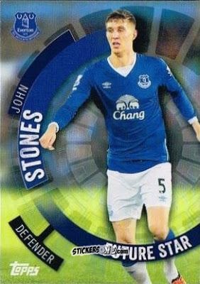 Sticker John Stones - Premier Club 2015-2016 n. 40 - Topps