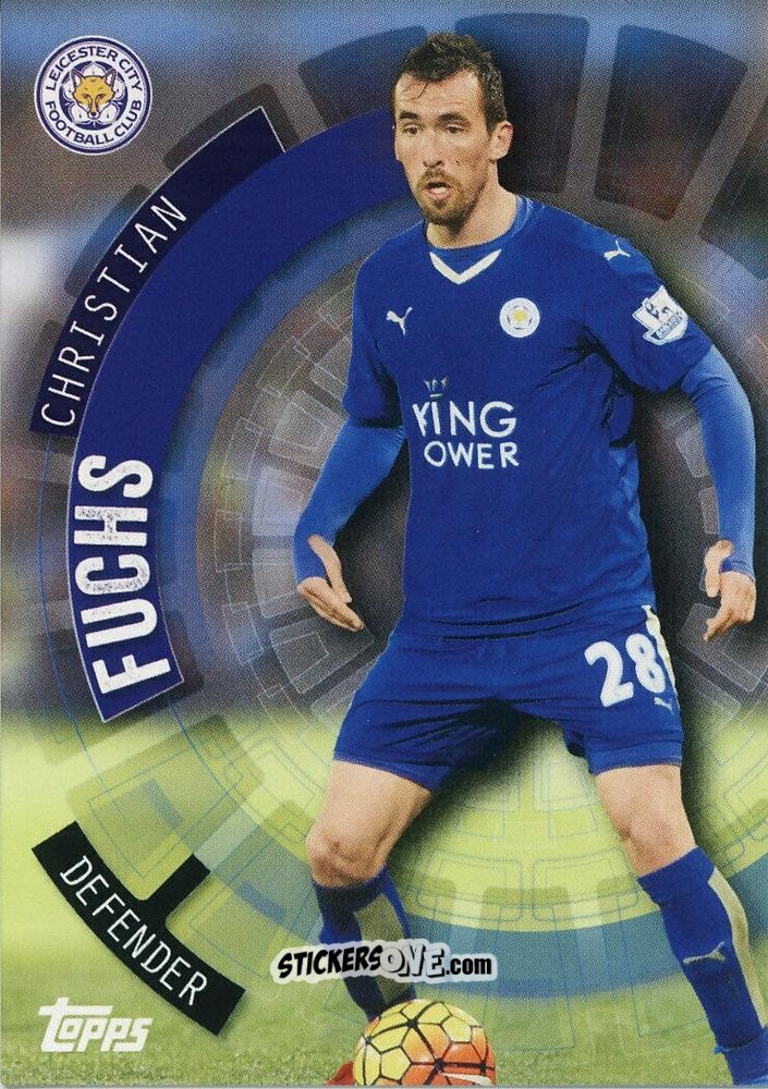 Figurina Christian Fuchs - Premier Club 2015-2016 n. 47 - Topps