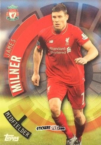 Cromo James Milner - Premier Club 2015-2016 n. 57 - Topps