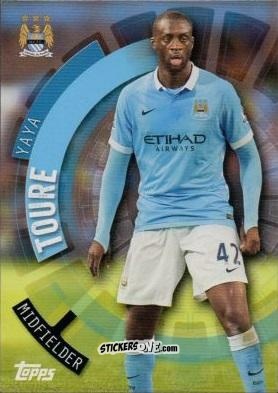 Cromo Yaya Toure - Premier Club 2015-2016 n. 63 - Topps