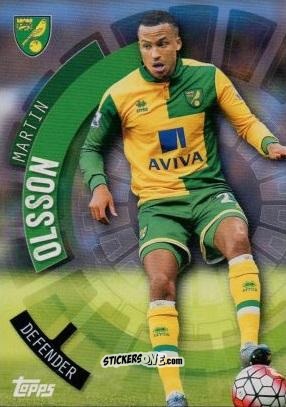 Cromo Martin Olsson - Premier Club 2015-2016 n. 84 - Topps