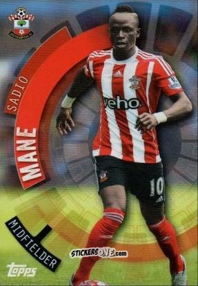 Cromo Sadio Mane - Premier Club 2015-2016 n. 97 - Topps