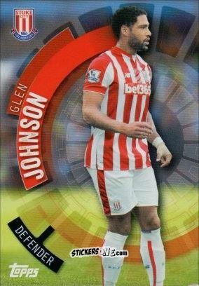Figurina Glen Johnson - Premier Club 2015-2016 n. 100 - Topps