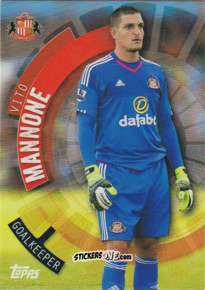 Figurina Vito Mannone - Premier Club 2015-2016 n. 106 - Topps