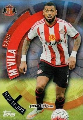 Sticker Yann M’Vila - Premier Club 2015-2016 n. 109 - Topps