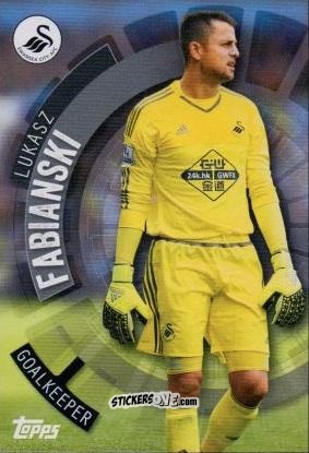Cromo Lukasz Fabianksi - Premier Club 2015-2016 n. 114 - Topps